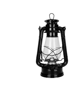 Záhradné lampy Brilagi Brilagi - Petrolejová lampa LANTERN 31 cm čierna 