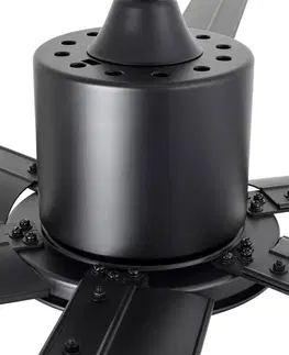 Stropné ventilátory FARO BARCELONA Ventilátor Andros XL pre veľké miestnosti čierna
