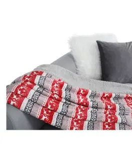 Deky Obojstranná baránková deka, zimný motív, 150x200, RENIFE