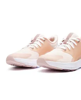 dámske tenisky Dámska obuv SW500.1 na športovú chôdzu štandardné chodidlo ružová