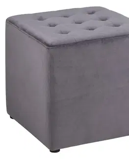 Plastové stoličky Taburetka dark grey
