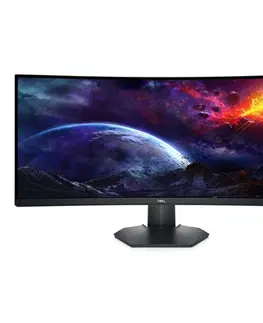 LCD monitory Dell Curved  Gaming Monitor S3422DWG 34’’ WQHDG 3440 x 1440, 3000:1, 1ms, 400cd, HDMI, DP, USB, Repro, VESA, 3Y 210-AZZE