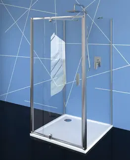 Sprchovacie kúty POLYSAN - EASY LINE sprchový kout tri steny 900-1000x1000, pivot dvere L/P varianta, číre sklo EL1715EL3415EL3415