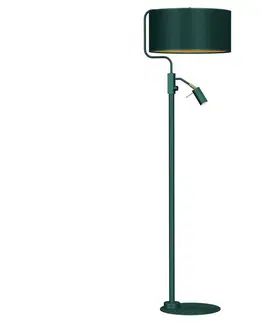 Lampy  Stojacia lampa VERDE 1xE27/60W/230V + 1xGU10-MR11/7W zelená 
