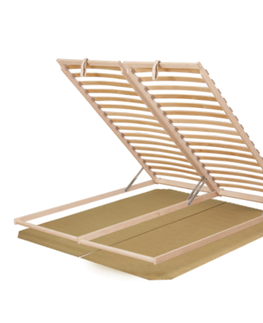 Rošty do postelí KONDELA Basic Flex 3-zónový lamelový rošt 180x200 cm brezové drevo