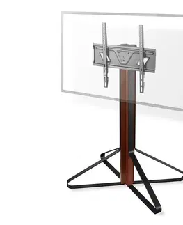 Predlžovacie káble   TVSM6050BK - Podlahový stojan pre TV 43-65” mahagón 