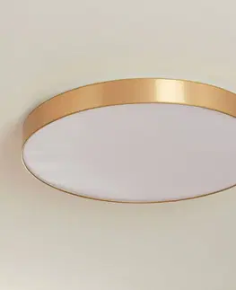 Stropné svietidlá Hufnagel Stropné svietidlo Aurelia stmievateľné zlato 78 cm