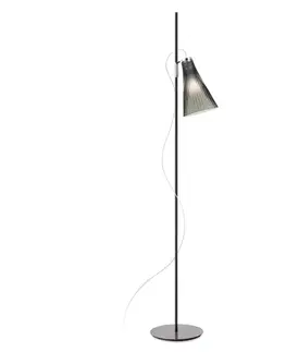 Stojacie lampy Kartell Kartell K-Lux stojacia lampa, 1 svetlo, čierna/sivá