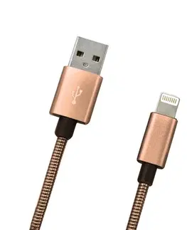 Dáta príslušenstvo MobilNET Dátový a nabíjací kábel USB/Lightning, 2A, 1m, medený KAB-0098-USB-LIGHT