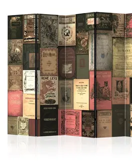 Paravány Paraván Books of Paradise Dekorhome 225x172 cm (5-dielny)