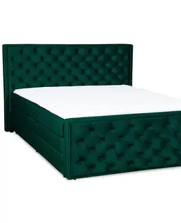 Dvojlôžkové postele Kontinentálna posteľ Suzy 160x200 s topperom Monolith 37