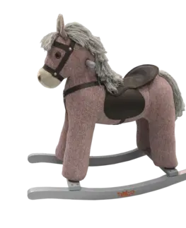 Drevené hračky TRYCO - Hojdací kôň Milo Pink, veľký (36m+)