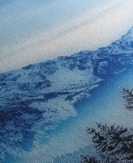 Obrazy prírody a krajiny Obraz zamrznuté hory