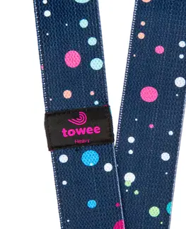Gymnastické lopty Towee Textilná odporová guma so zarážkou do dverí Cosmic, silný odpor