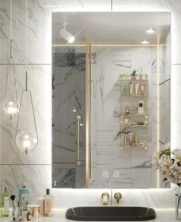 Kúpeľňa REA - Zrkadlo LED SQR 50x100cm HOM-02507