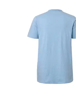 Shirts & Tops Tričko Henley s krátkym rukávom, svetlomodré