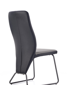 Jedálenské stoličky HALMAR K300 jedálenská stolička sivá / čierna