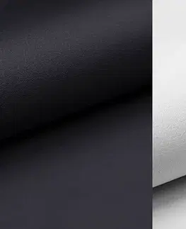 Pohovky NABBI Marao rozkladacia pohovka čierna (Soft 11) / biela (Soft 17)