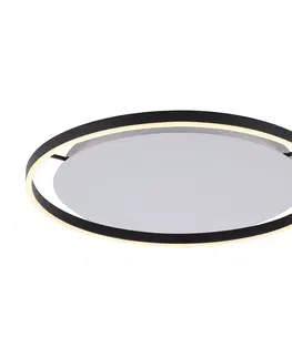 Stropne svietidla Stropné svietidlo tmavosivé 58,8 cm vrátane LED 3-stupňovo stmievateľné - Zlatan