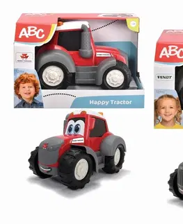 Hračky - dopravné stroje a traktory DICKIE - Abc Traktor Happy 25 Cm, Mix produktov, 2 Druhy