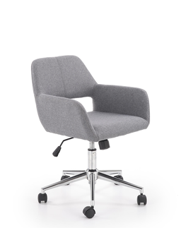 Kancelárske stoličky HALMAR Morel kancelárska stolička sivá