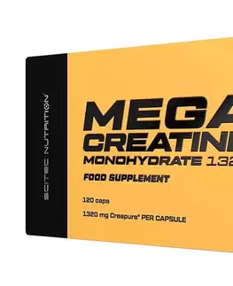 Kreatín monohydrát Mega Creatine Monohydrate 1320 - Scitec Nutrition 120 kaps.