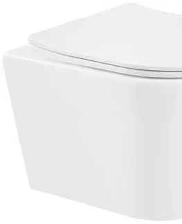 Záchody MEXEN - Rico závesná WC misa Rimless, biela 3372XX00