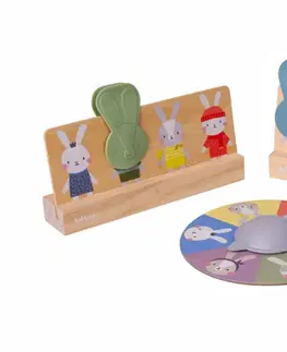 Drevené hračky TAF TOYS - Bingo pre najmenších Bunny