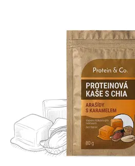 Kaše, müsli a cereálie Protein&co. Proteínová kaša s chia 80 g Zvoľ príchuť: Sweet natural