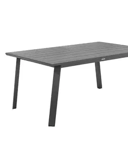 Stolčeky Hliníkový stôl NOVARA 170/264 cm (antracit)