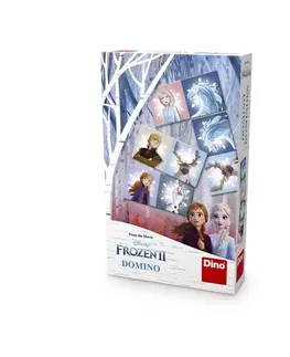 Hračky spoločenské hry pre deti DINOTOYS - Hra Domino Frozen II