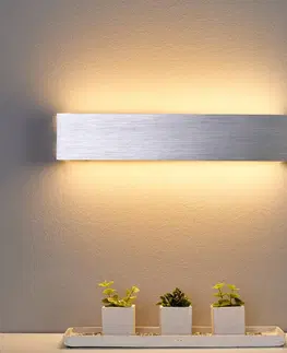 Nástenné svietidlá Lindby Ranik – hliníkové nástenné svietidlo s LED