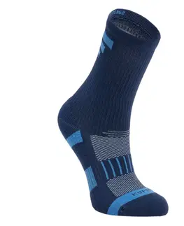 ponožky Detské bežecké ponožky Kiprun 500 UC tmavomodré 2 ks
