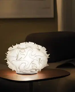 Stolové lampy Slamp Slamp Veli dizajnová stolová lampa Ø 32 cm biela