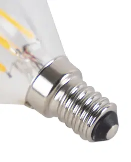 Ziarovky Sada 5 stmievateľných guľkových žiaroviek LED vlákien E14 5W 470lm 2700K