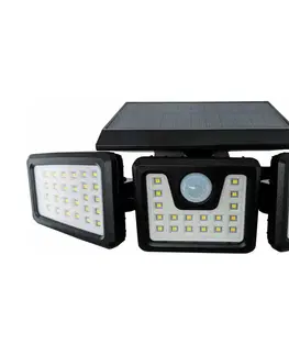 Záhradné lampy Greenlux LED Solárny reflektor so senzorom LED/14W IP54 