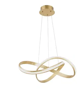 Zavesne lampy Dizajnové závesné svietidlo zlaté vrátane LED 60 cm - Belinda
