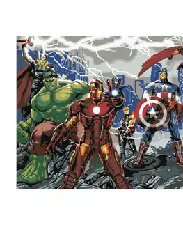 Kreatívne a výtvarné hračky ZUTY - Diamantové maľovanie (s rámom) - Avengers hrdinovia