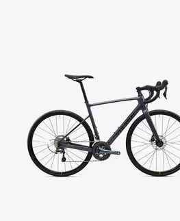 bicykle Pánsky cestný bicykel NCR CF Tiagra karbónový sivý