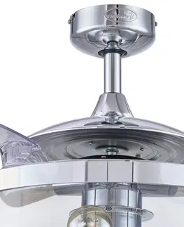 Stropné ventilátory so svetlom Beacon Lighting Stropný ventilátor Fanaway Classic s svetlom chróm