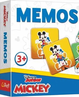 Hračky rodinné spoločenské hry TREFL - Hra - Pexeso - Mickey Mouse (malá krabica)