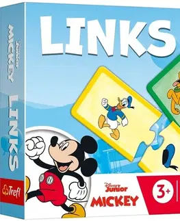 Hračky spoločenské hry pre deti TREFL -  Hra - Link Mini - Disney Mickey Mouse and Friends