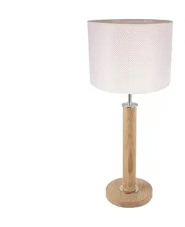 Lampy   7017400611548 - Stolná lampa BENITA 1xE27/60W/230V dub 