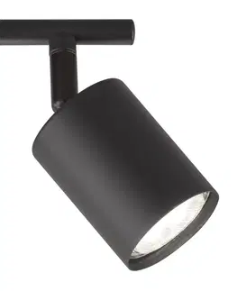 Bodové svetlá FISCHER & HONSEL Stropné LED svietidlo Vano čierna, 2-plameňové