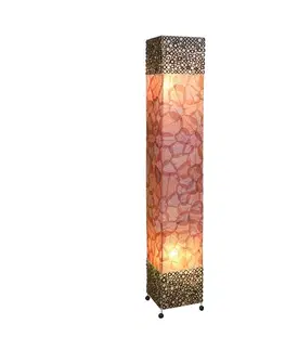 Stojacie lampy Woru Stojacia lampa Emilian s motívom listov, výška 150 cm
