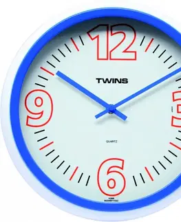 Hodiny Nástenné hodiny Twins 2896 blue 31cm