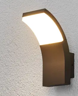 Vonkajšie nástenné svietidlá Lucande Vonkajšie nástenné svietidlo Timm s diódami LED