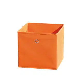 Bytové doplnky WINNY textilný box, oranžový