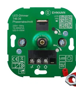Reostaty EHMANN EHMANN T46 LED stmievač fázový, 15 – 150 W