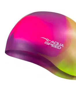 Plavecké čiapky Plavecká čiapka Aqua Speed Bunt Pink/Violet/Yellow